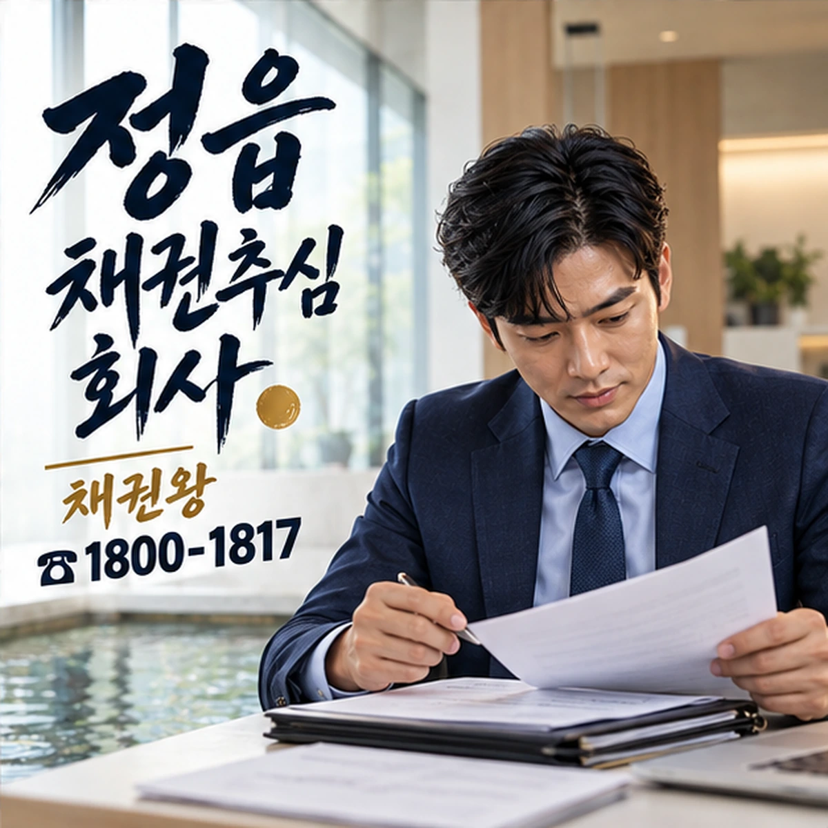 정읍 채권추심 회사 상담 안내 · 채권왕 1800-1817