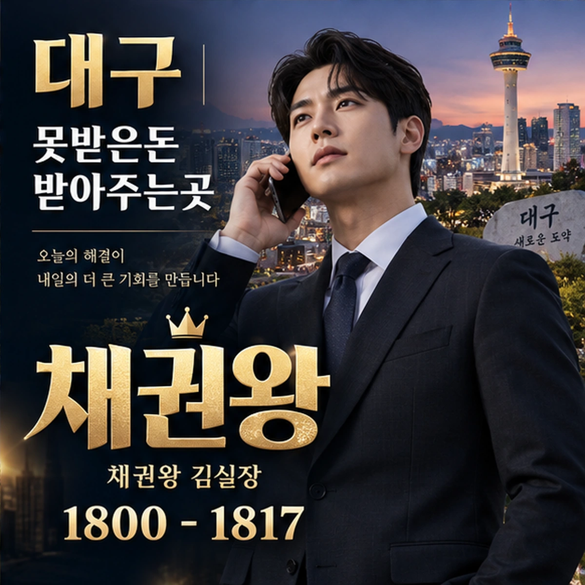 대구 못받은돈 받아주는곳 채권왕 김실장