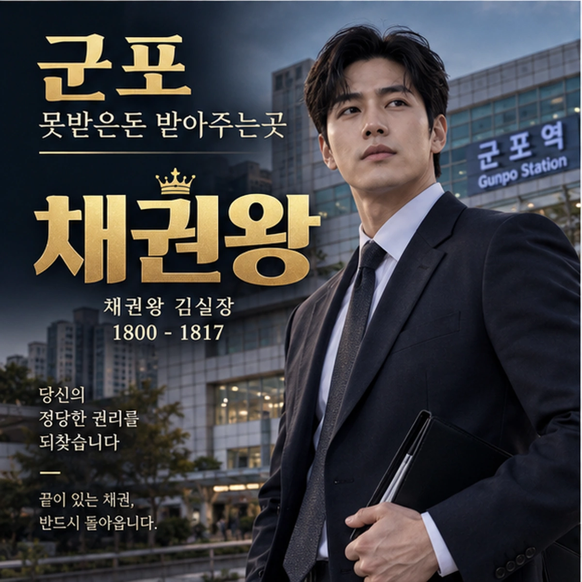 군포 못받은돈 받아주는곳 채권왕 김실장