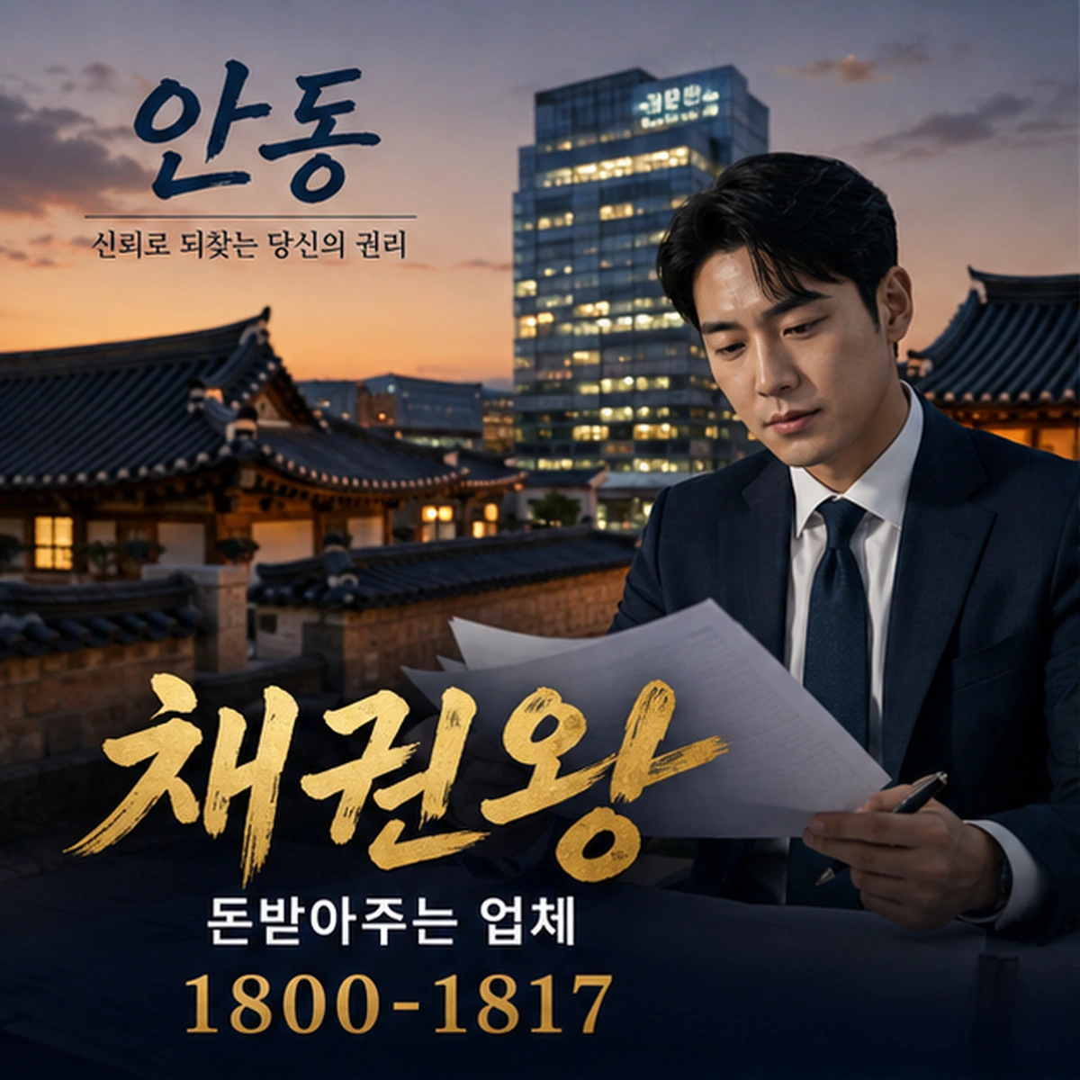 안동 돈받아주는 업체 채권왕 김실장