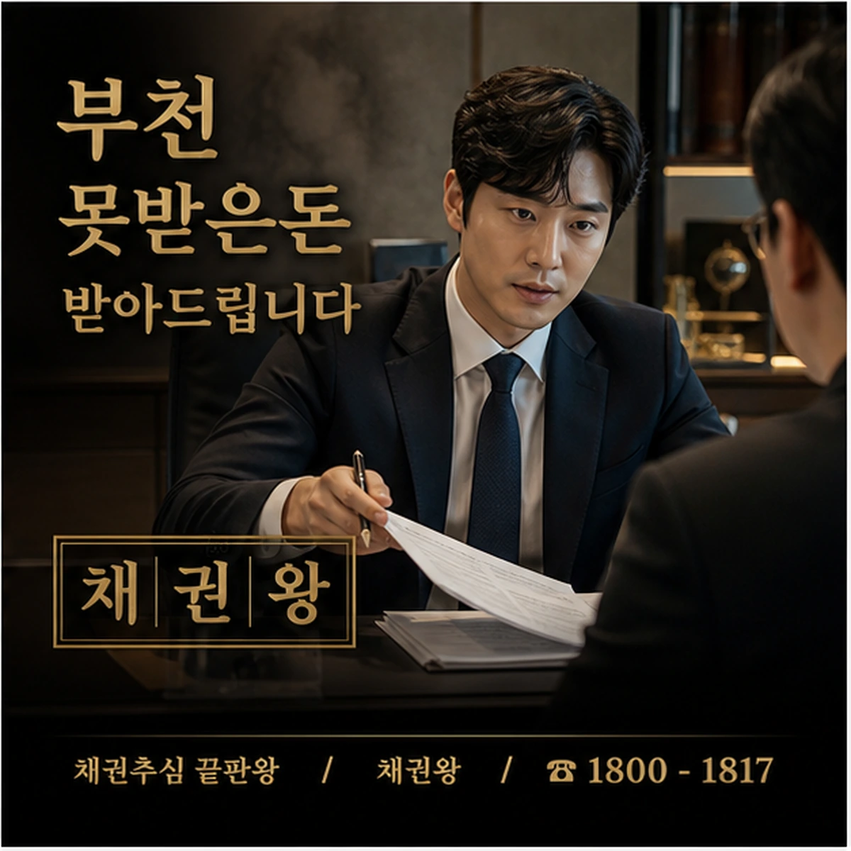 부천 못받은돈 받아드립니다 채권왕 김실장