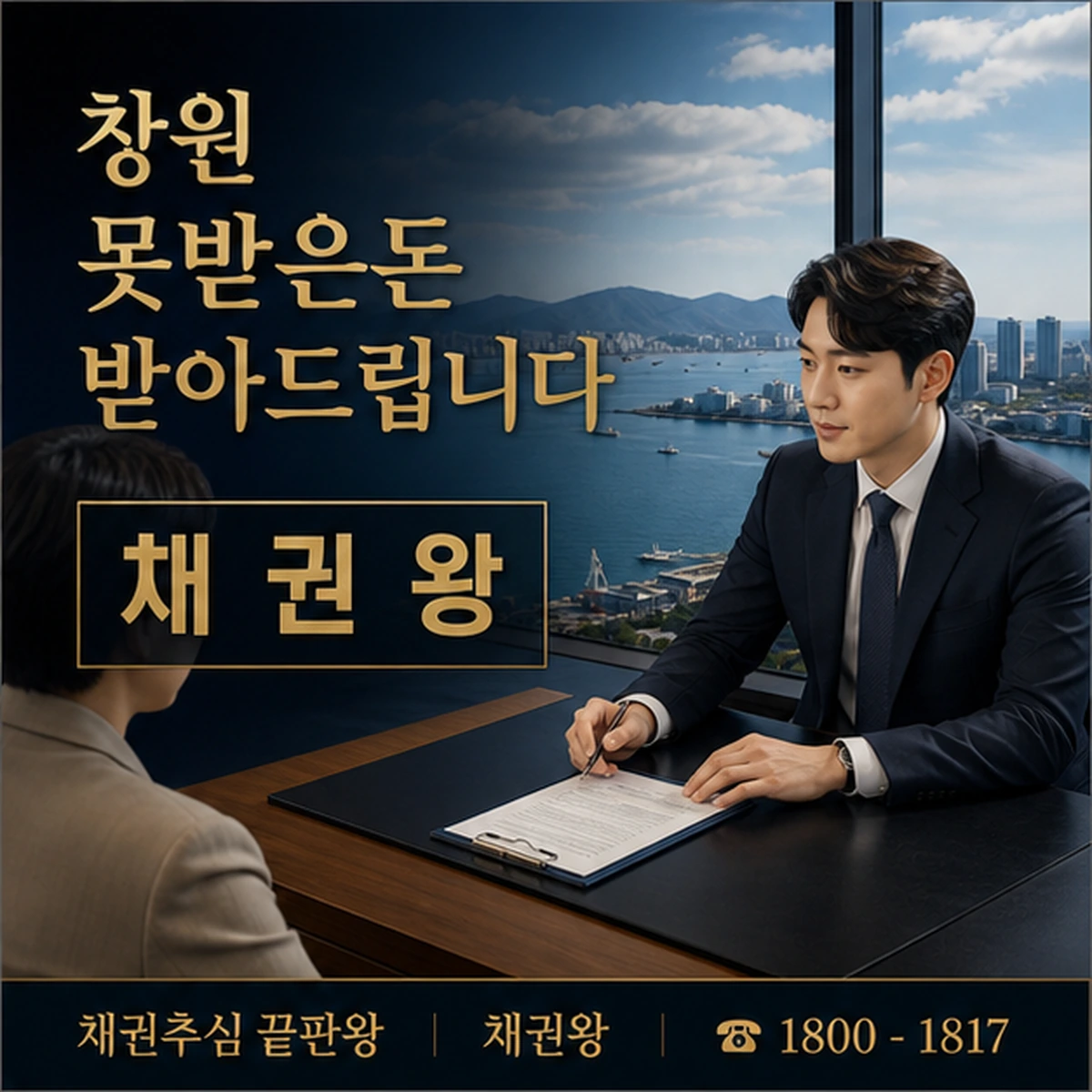 창원 못받은돈 받아드립니다 채권왕 김실장