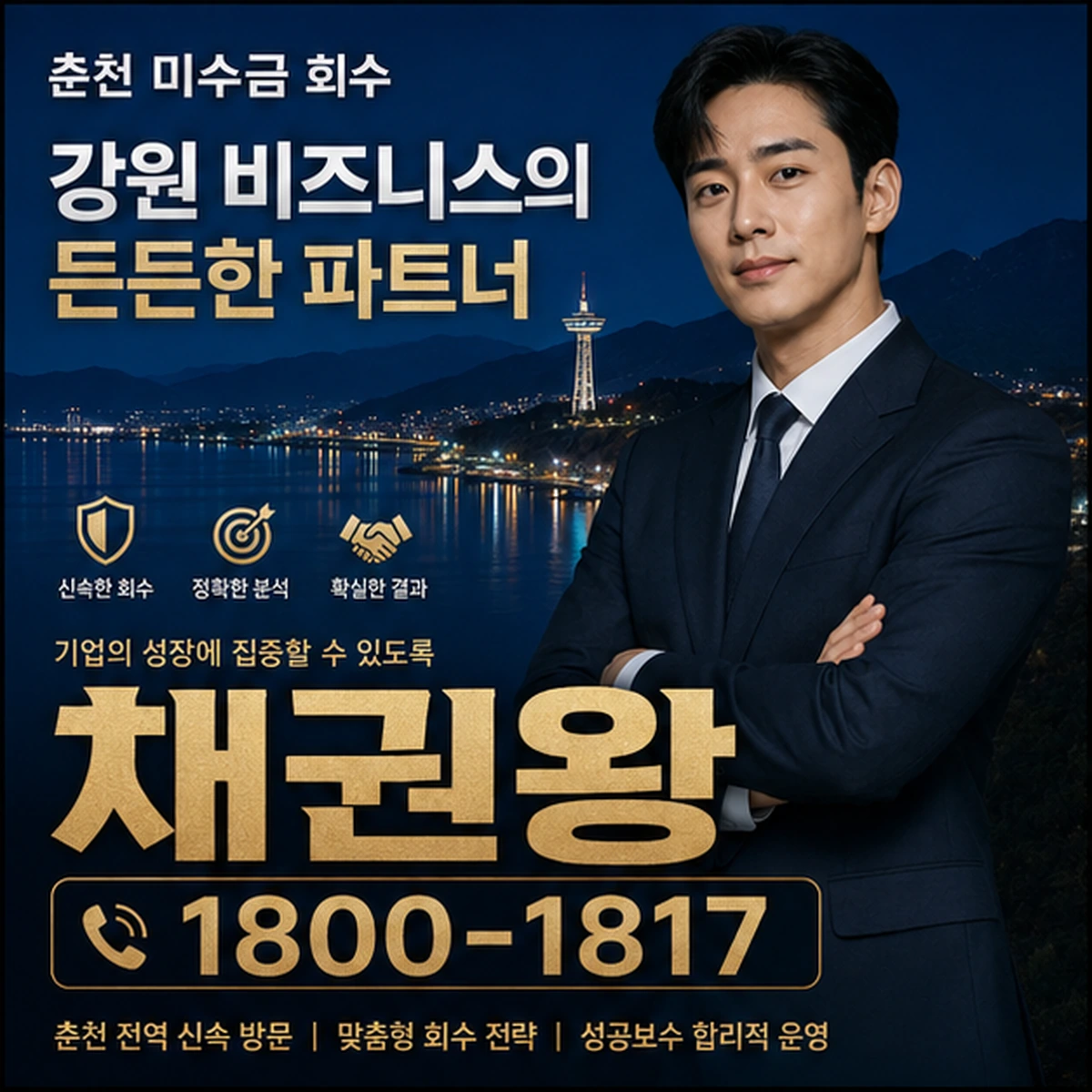 춘천 미수금 회수 채권왕 김실장