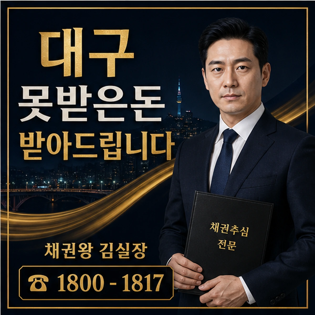 대구 못받은돈 받아드립니다 채권왕 김실장