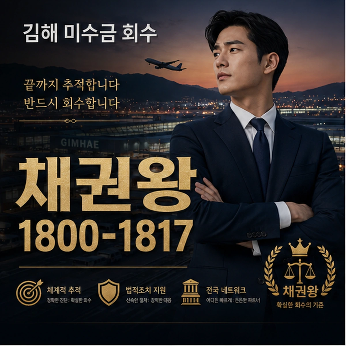 김해 미수금 회수 채권왕 김실장