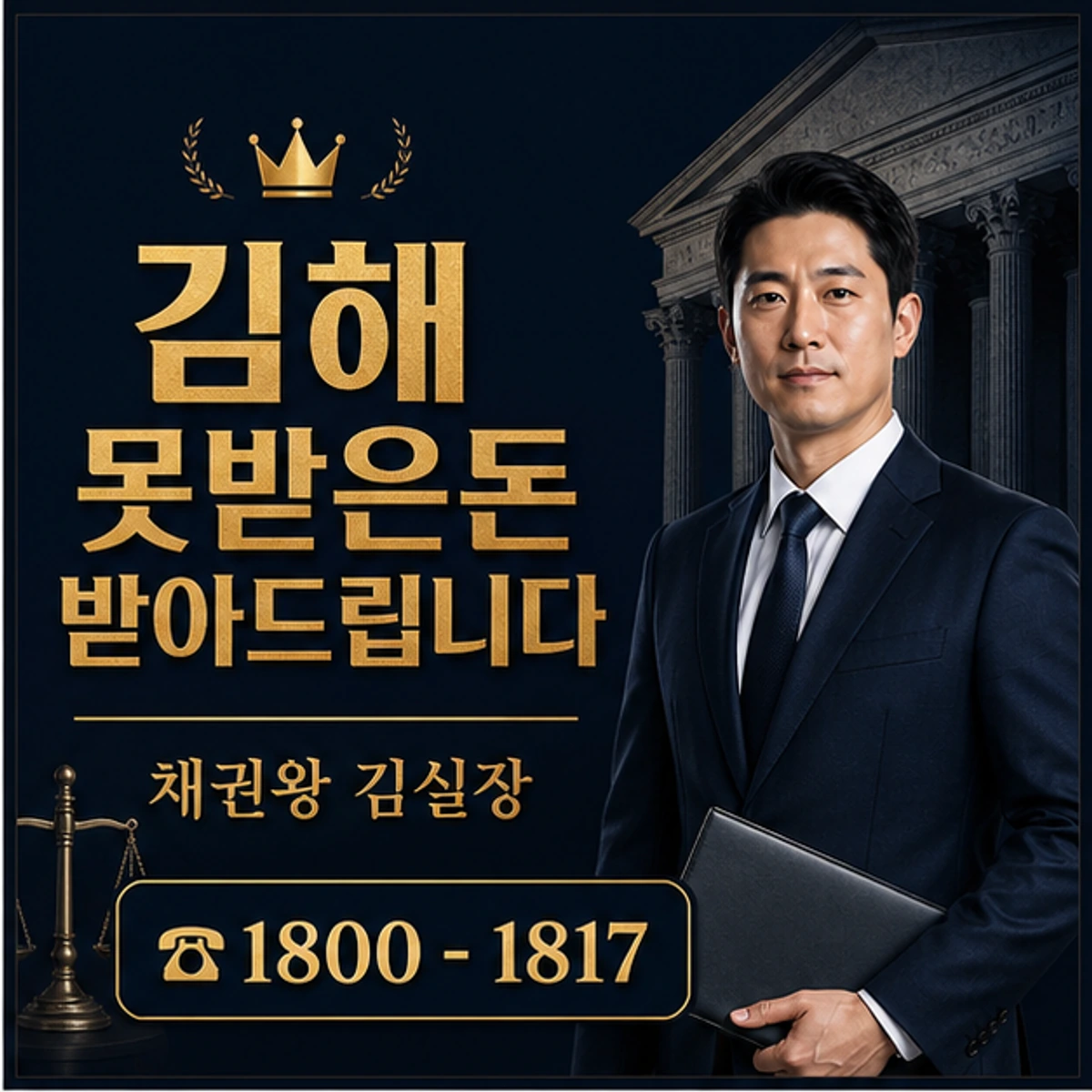김해 못받은돈 받아드립니다 채권왕 김실장