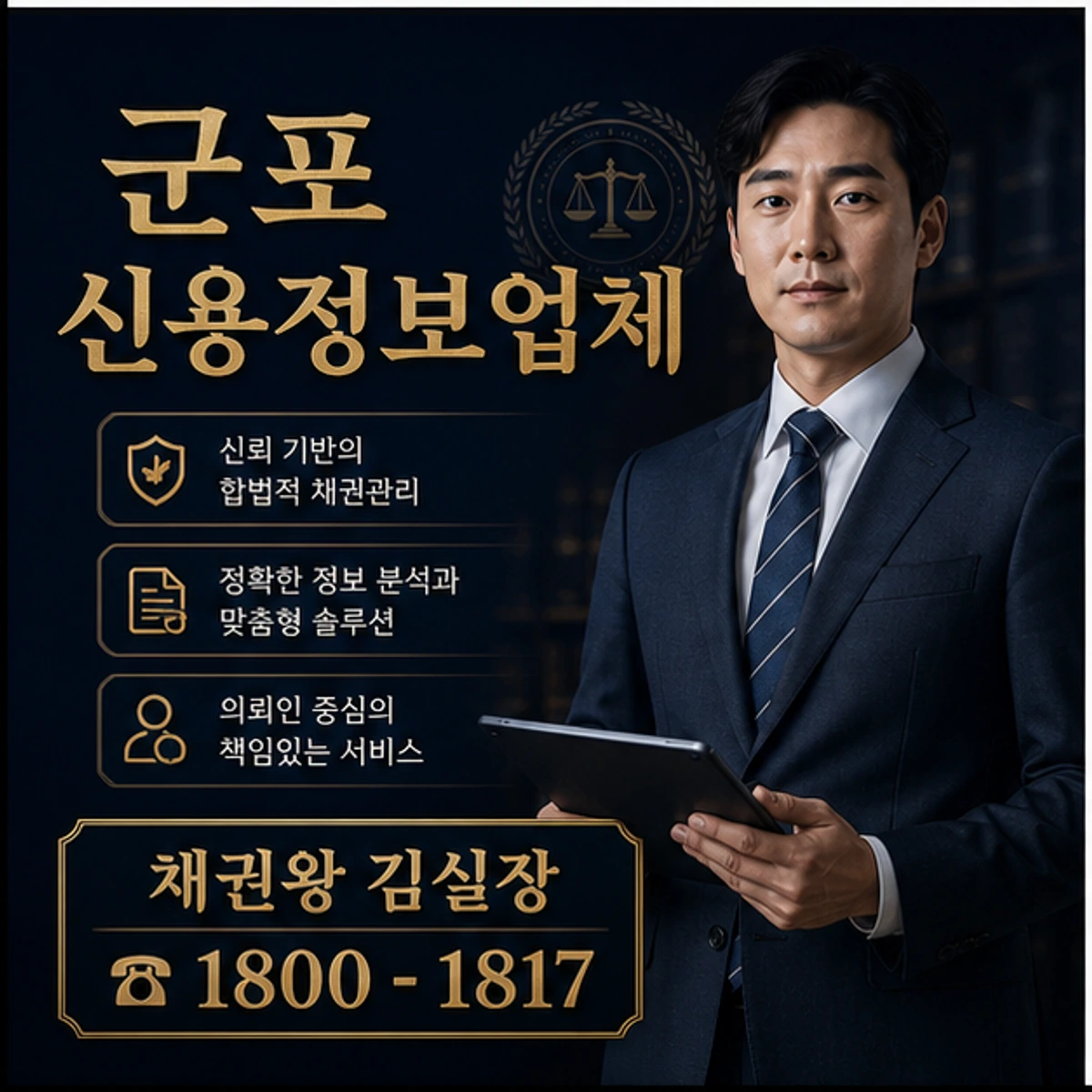 군포 신용정보업체 채권왕 김실장