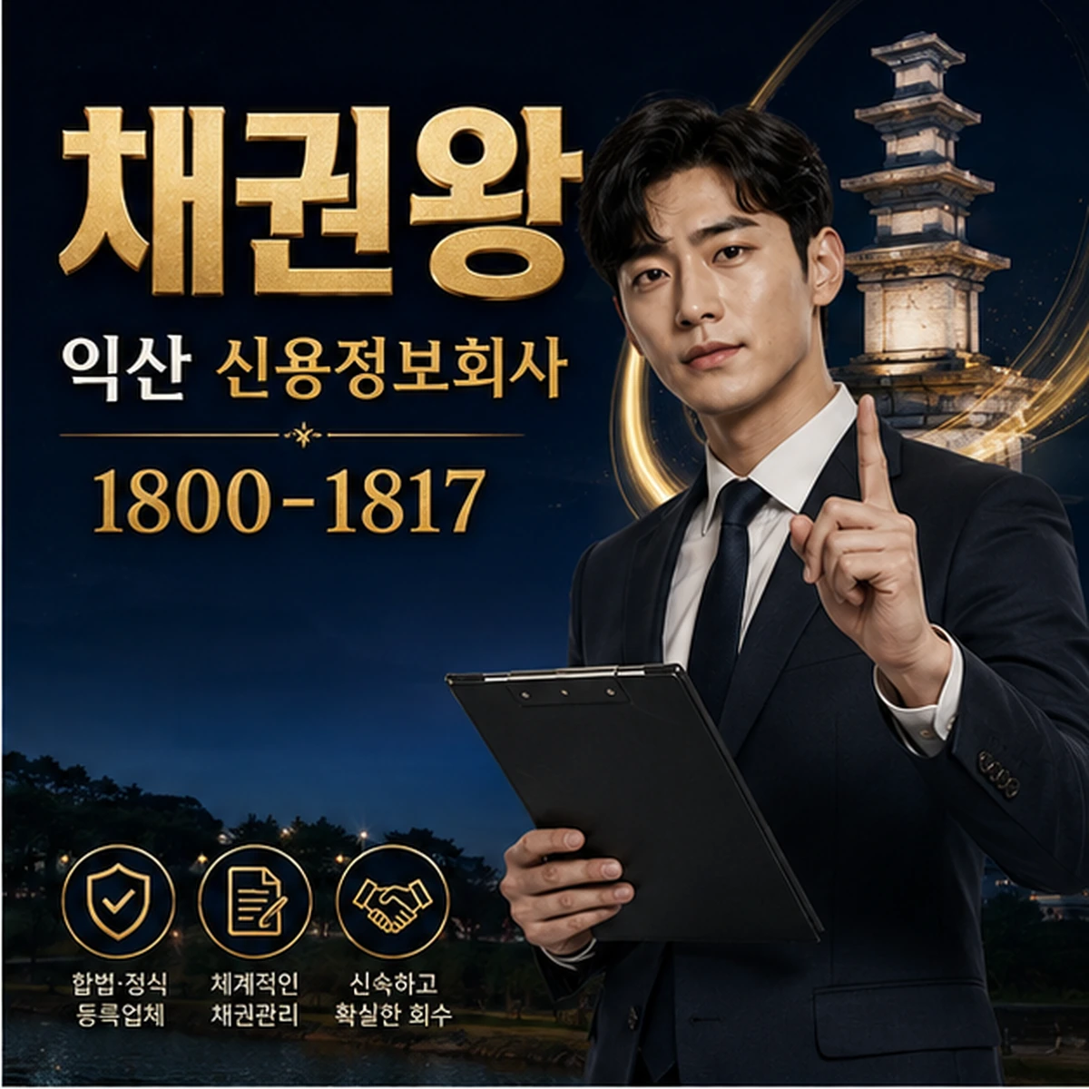 익산 신용정보회사 채권왕 김실장