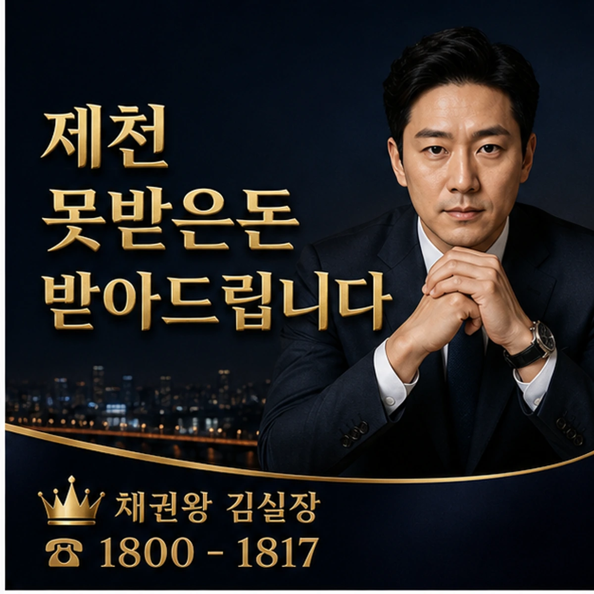 제천 못받은돈 받아드립니다 채권왕 김실장