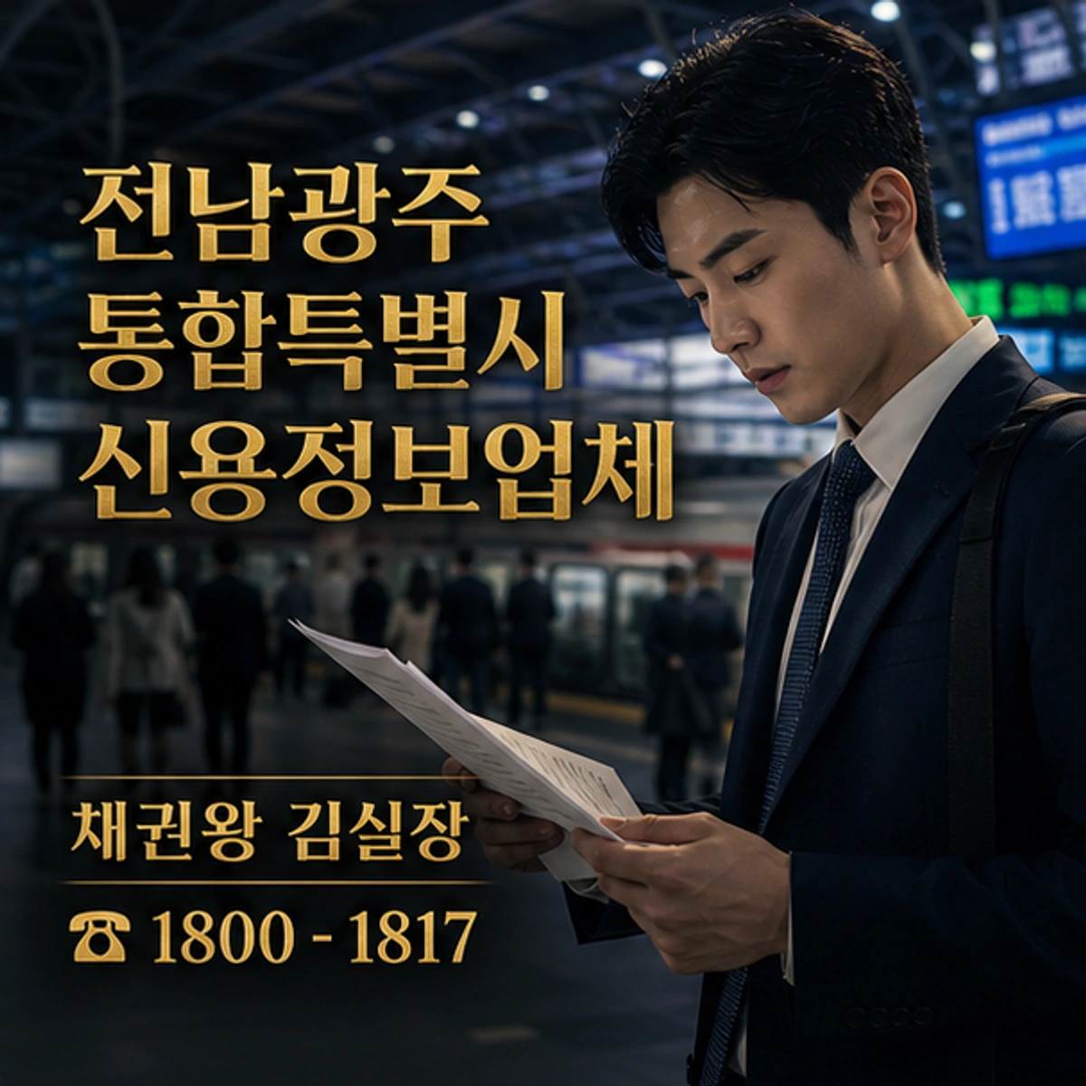 전남광주통합특별시 신용정보업체 채권왕 김실장