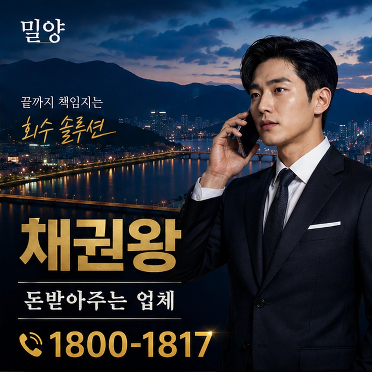 밀양 돈받아주는 업체 채권왕 김실장