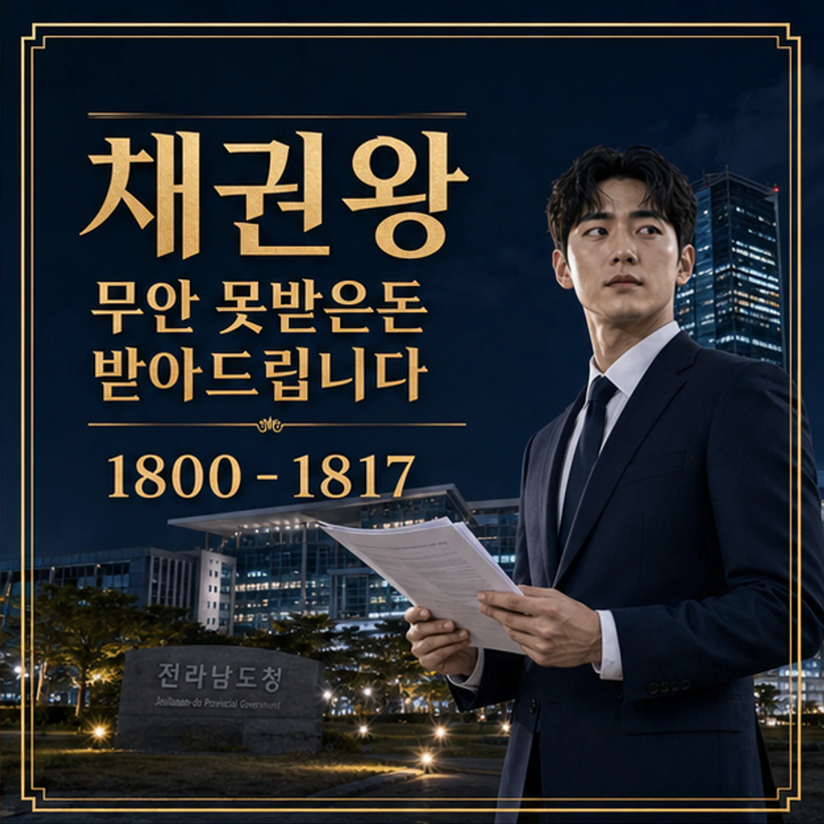 무안 못받은돈 받아드립니다 채권왕 김실장