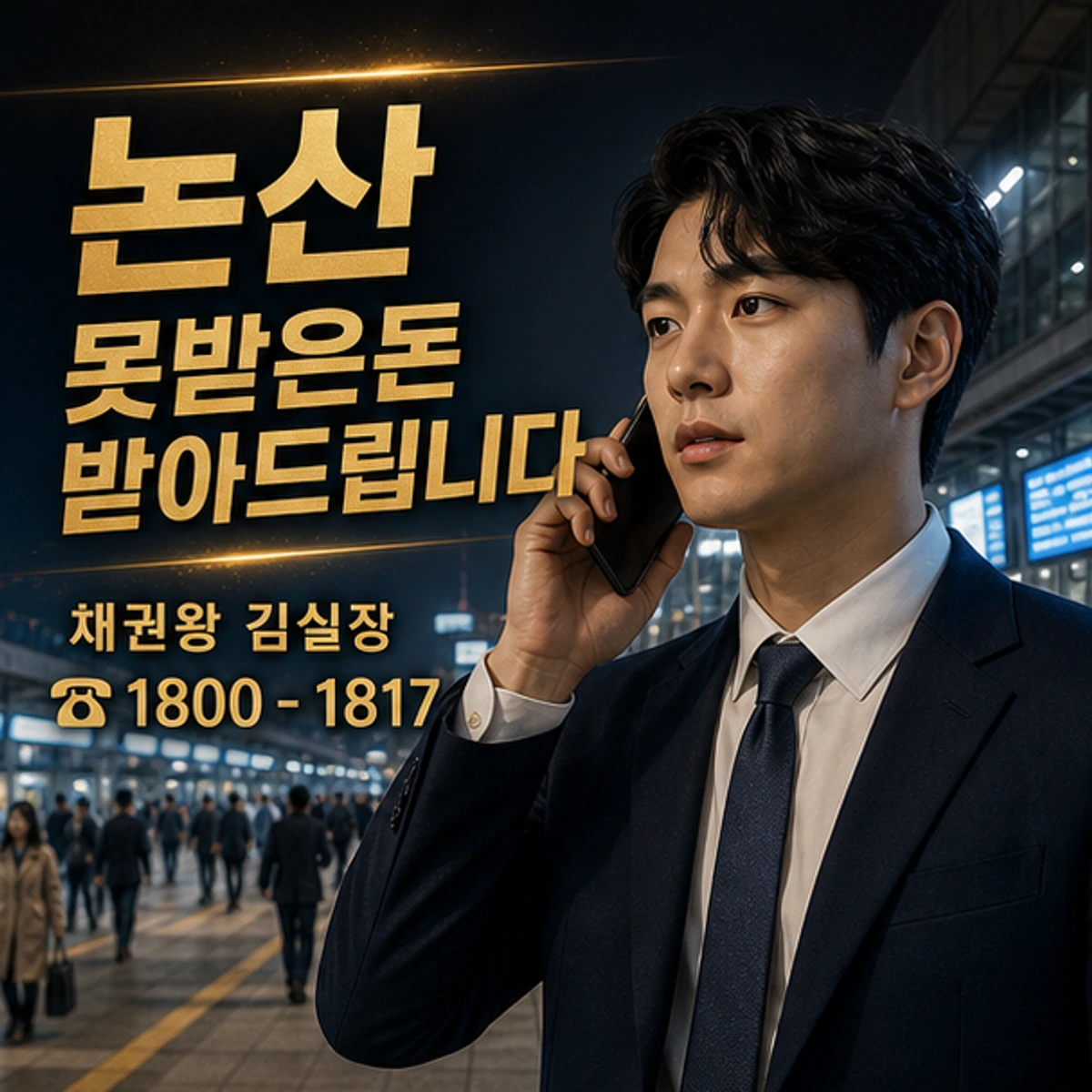 논산 못받은돈 받아드립니다 채권왕 김실장