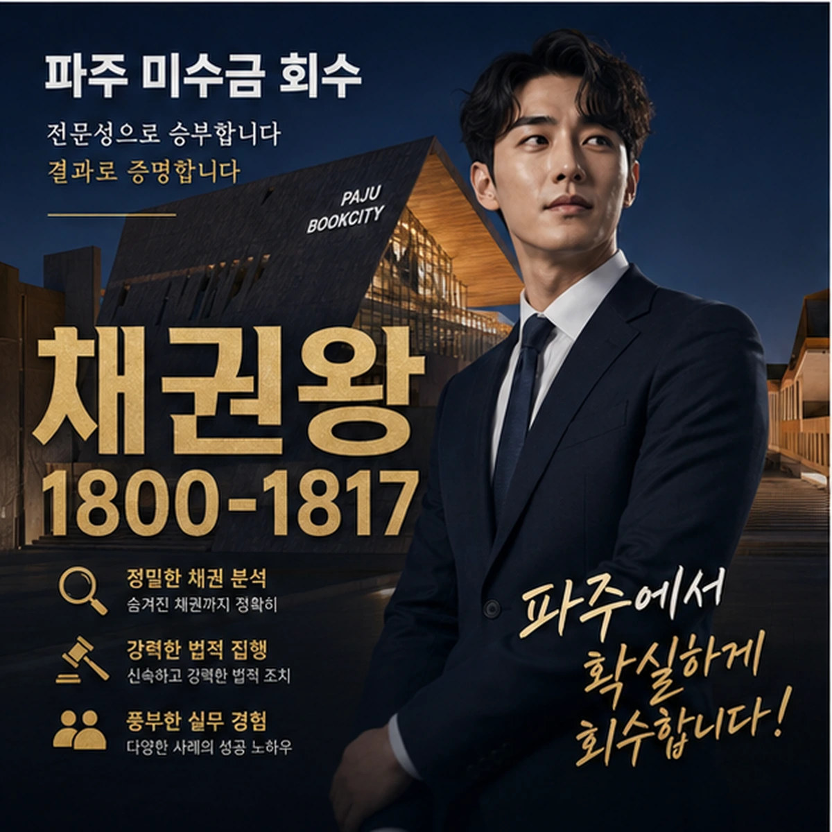 파주 미수금 회수 채권왕 김실장