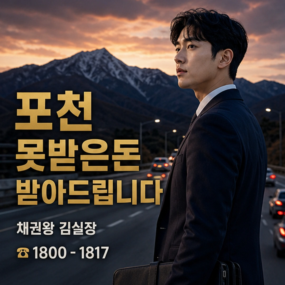 포천 못받은돈 받아드립니다 채권왕 김실장