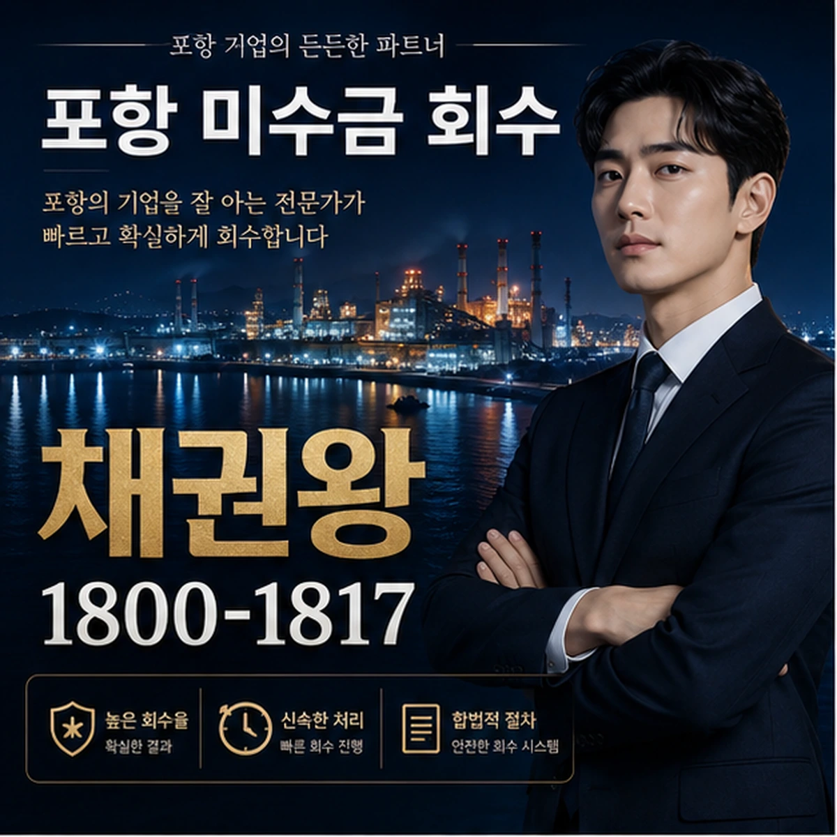 포항 미수금 회수 채권왕 김실장