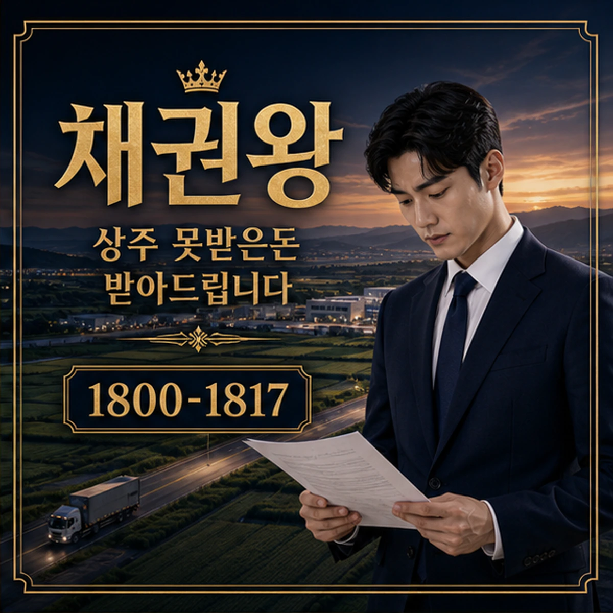 상주 못받은돈 받아드립니다 채권왕 김실장