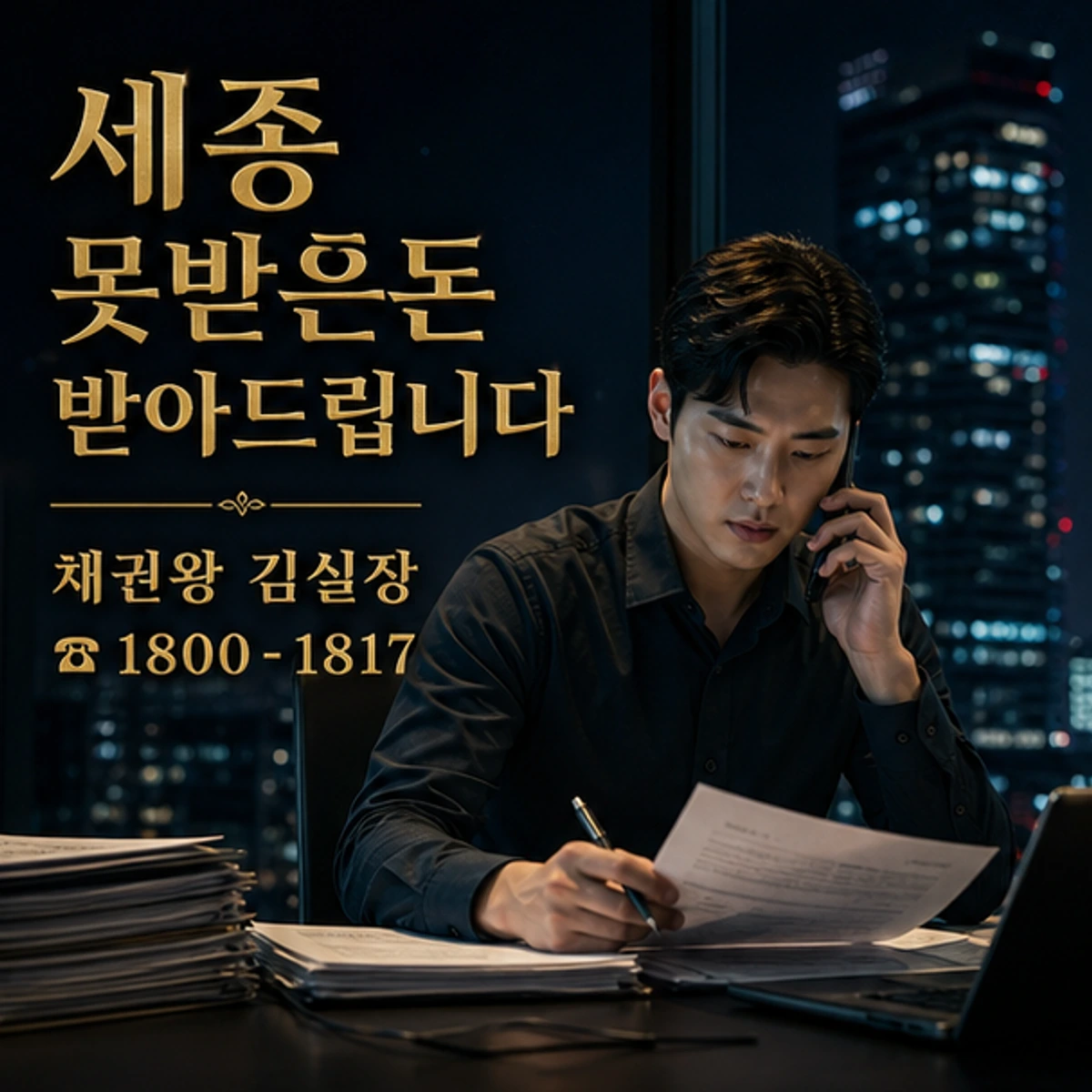 세종 못받은돈 받아드립니다 채권왕 김실장