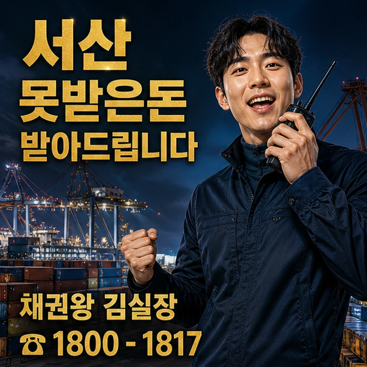 서산 못받은돈 받아드립니다 채권왕 김실장