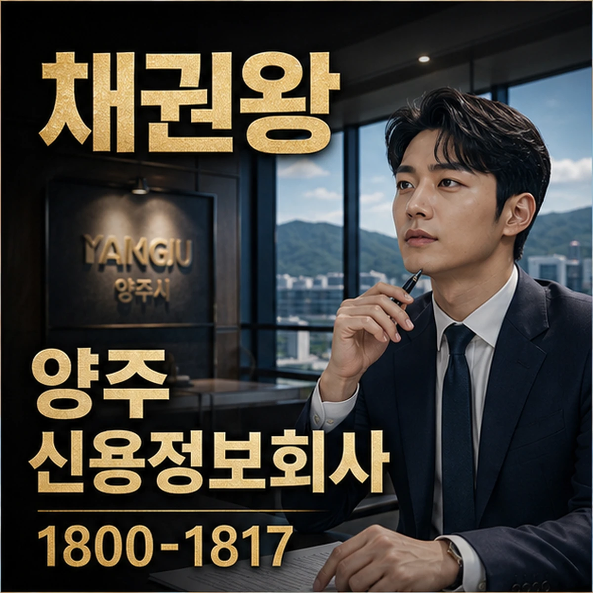 양주 신용정보회사 채권왕 김실장