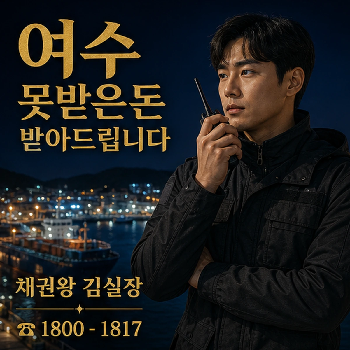 여수 못받은돈 받아드립니다 채권왕 김실장